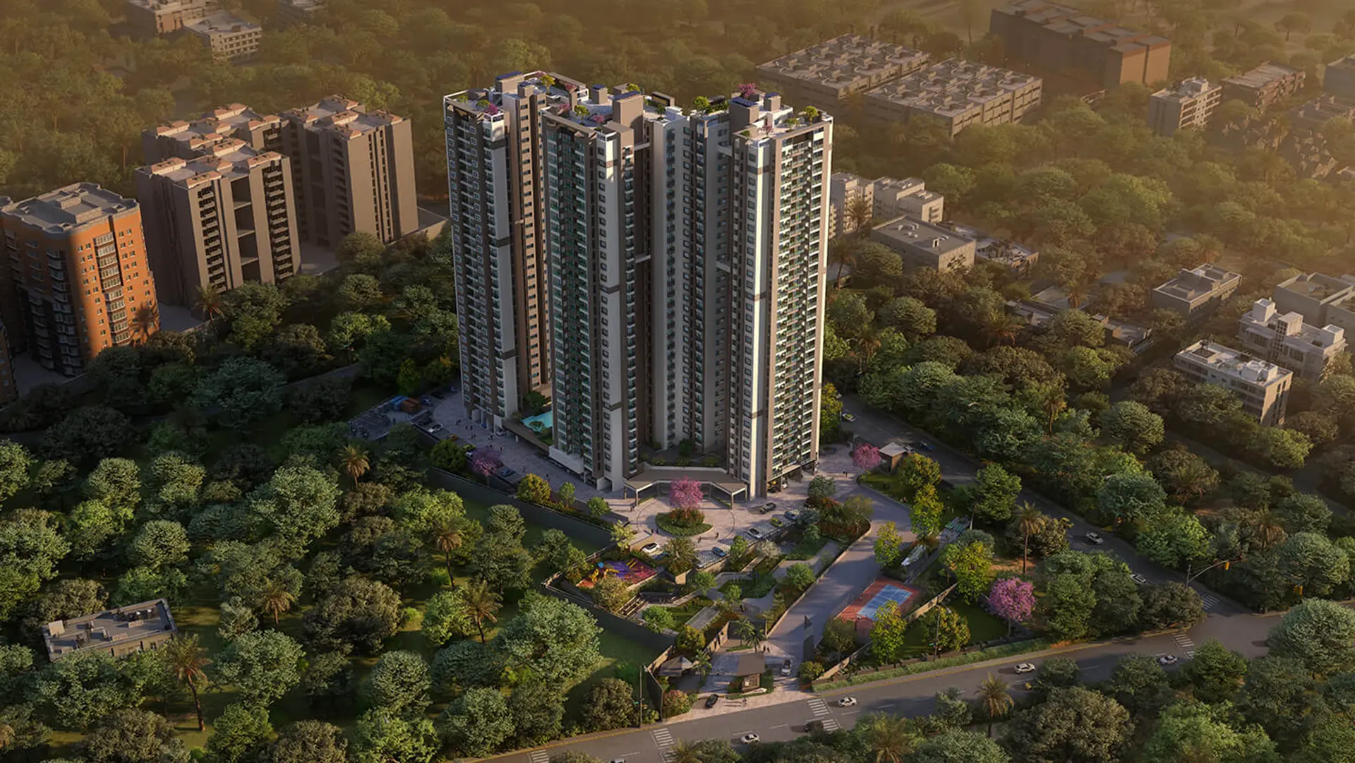 Sattva Forest Ridge 4 BHK premium row villas banner in Anjanapura Bangalore